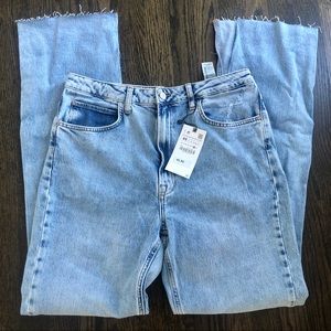 Zara | Slim Flared Slitted High Rise 1975 Jeans